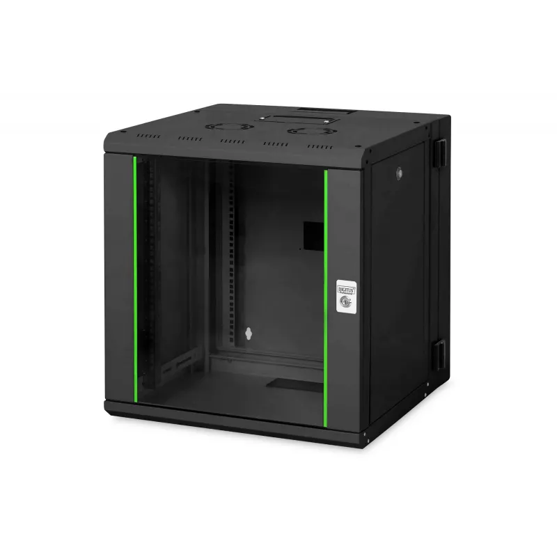Nástenný rack Digitus DN-19 12-U-3-SW