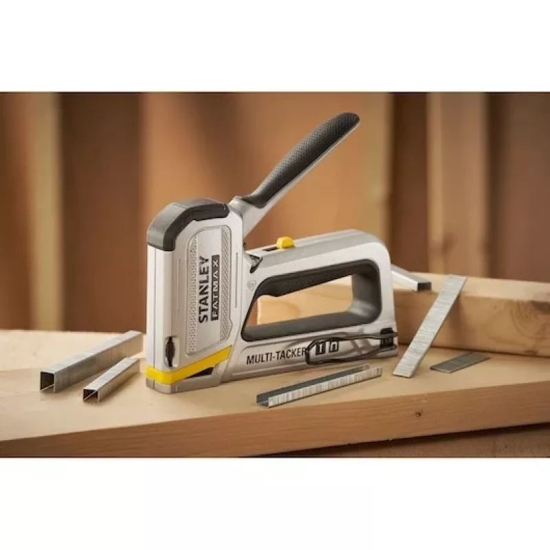 Zošívačka Stanley FMHT70250-0, hliníkové puzdro, čierna/strieborná/žltá, výška 160 mm