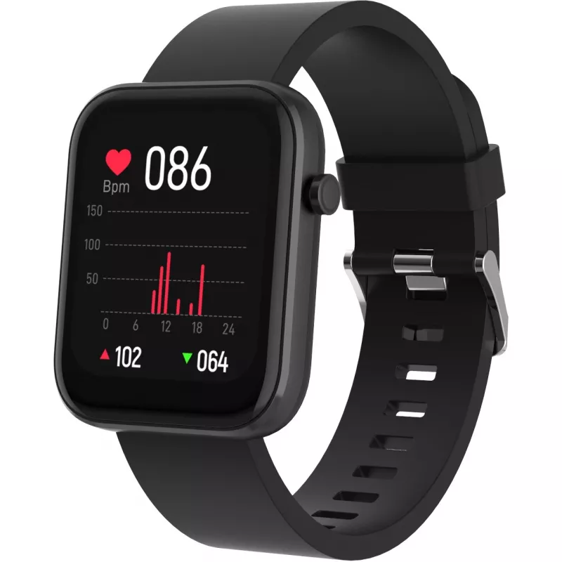 DENVER SW-182 - smartwatch s náramkom - 4,3 cm (1,7 inch) displej - Bluetooth - čierny (116111000580)