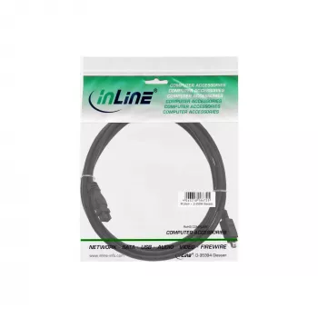 FireWire 400 na 800 kábel InLine 34901 1m konektor/konektor čierna