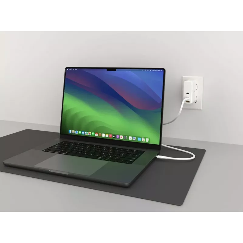 HYPER HyperJuice 240W silikónový USB-C na USB-C kábel (0,9 m/1 m) - biely