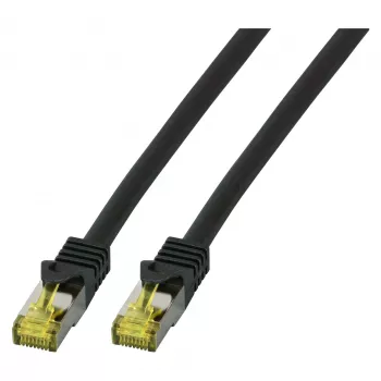 EFB-Elektronik RJ45 patch kábel Cat.6A S/FTP LSZHCat.7 surový kábel čierny 1,5 m výrobca: EFB Elektronik (MK7001.1,5B)