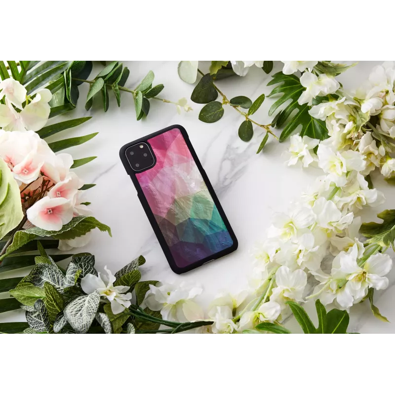 Ochranné puzdro iKins pre iPhone 11 Pro Max – Water Flower čierne