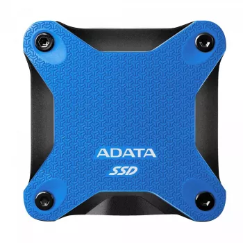 Externý SSD ADATA SD620 512 GB, USB 3.2 Gen 2 Micro-USB B, modrý, silikónové puzdro, nárazuvzdorný
