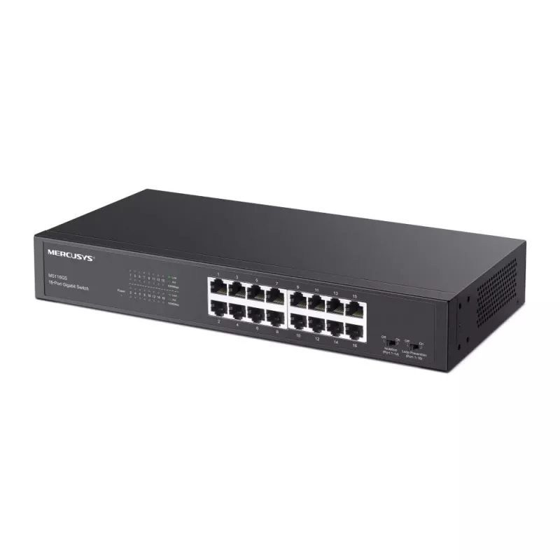 Mercusys MS116GS sieťový switch Gigabit Ethernet (10/100/1000) čierny
