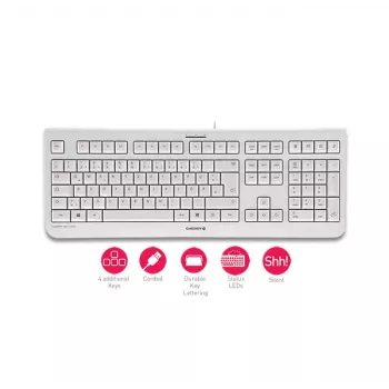 CHERRY KC 1000 Klávesnica Home USB švajčiarske rozloženie sivá
