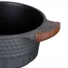 Kuchynské náčinie Resto Kitchenware Capella 2,6 L okrúhle čierne drevo