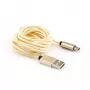 USB kábel SBOX USB-TYPEC-15G 1,5m USB A USB C zlatý