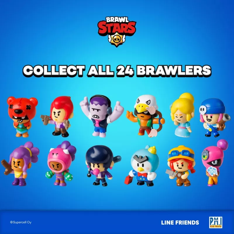 Brawl Stars S1 figúrky – balenie 8 ks Deluxe-Box VER.B