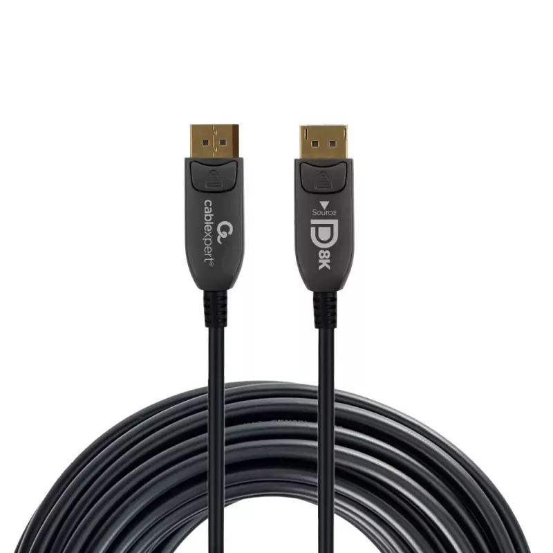 DisplayPort kábel Gembird CC-DP8K-AOC-10M 10 m čierny