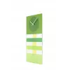 NeXtime nástenné hodiny 2855gn Bold Stripes, 19 x 38 cm, nástenné, zelená