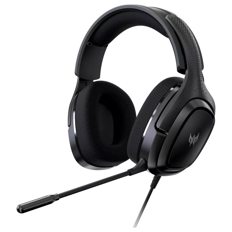 Headset Acer Predator Galea 315 — káblový cez uši herný headset, 20–20000 Hz, 320 g, čierna