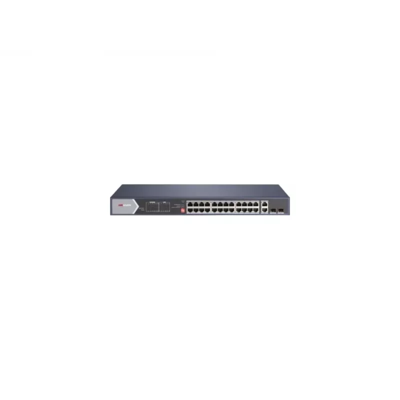 Hikvision DS-3E0528HP-E sieťový switch Unmanaged Gigabit Ethernet (10/100/1000) podpora PoE modrá