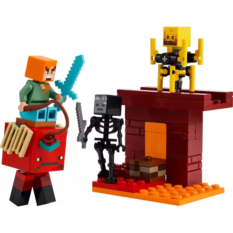 LEGO MINECRAFT 21266 Nether boj s lávou