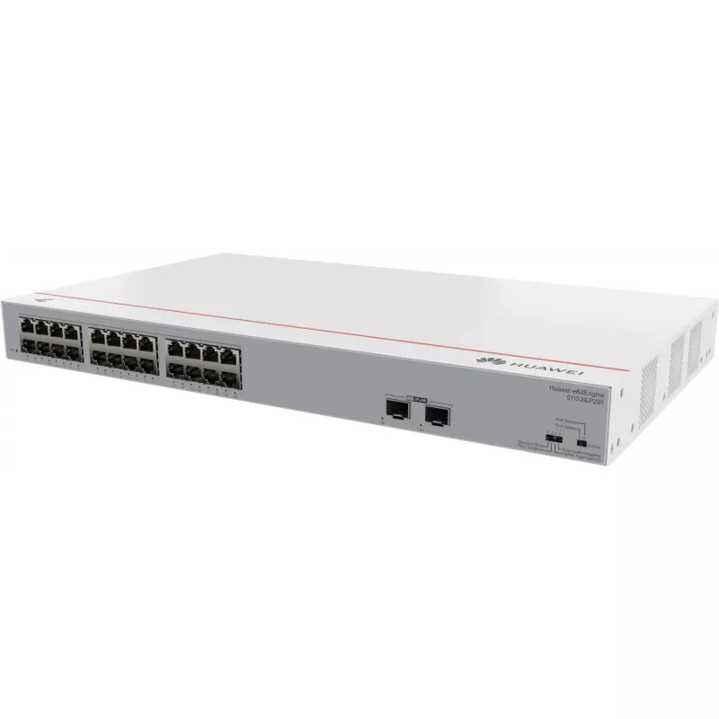 HUAWEI eKit S110 séria S110-24LP2SR neupravovaný L2 Gigabit Ethernet (10/100/1000) Power over Ethernet (PoE) 1U sivý