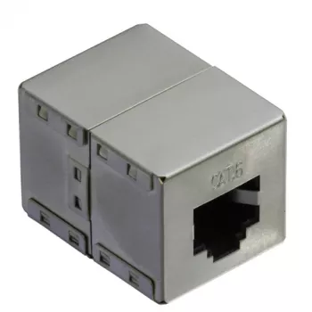 RJ-45 modulárna spojka VALUE Cat.6 tienená strieborná
