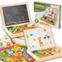 Extralink Toys tabuľa KREDOVO-MAGNETICKÁ vzdelávacia obojstranná