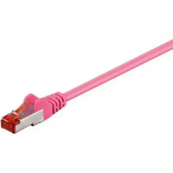 Microconnect SSTP601PI sieťový kábel ružový 1 m Cat6 S/FTP (S-STP)