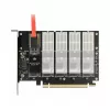 DeLOCK PCI Express x16 karta na 5 x interné M.2 Key B / SATA
