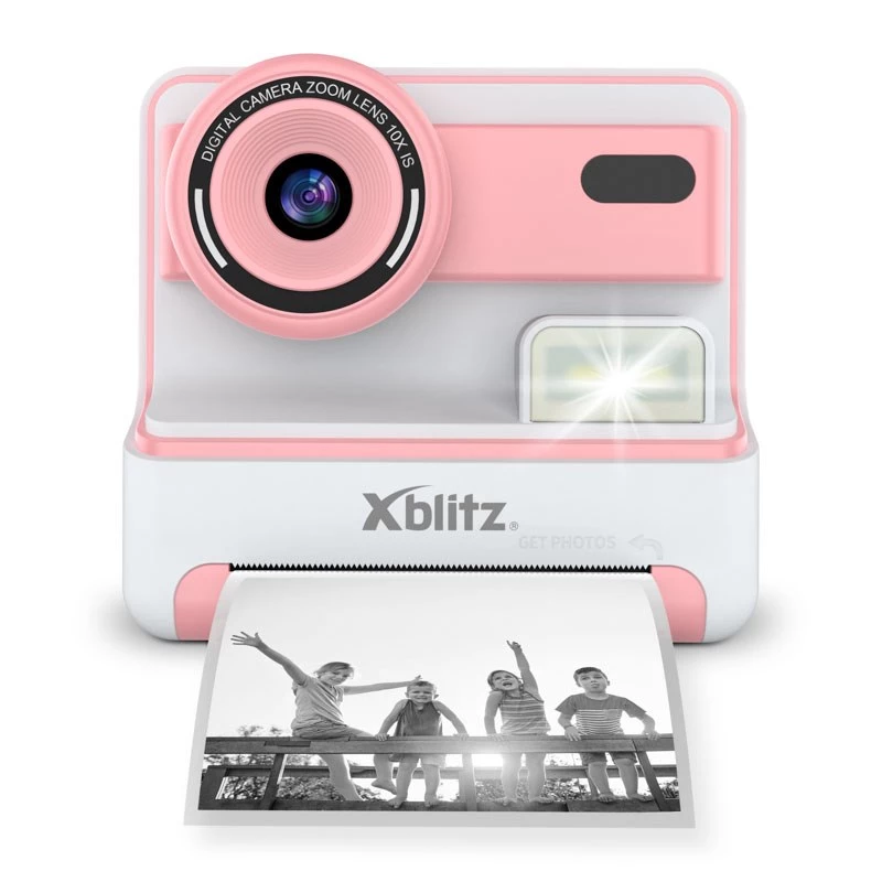 Xblitz FLASH PINK Instantný fotoaparát s termotlačiarňou pre deti