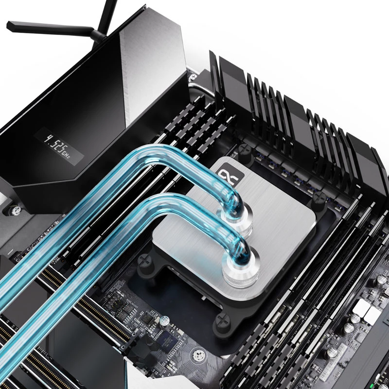 Alphacool Core 1 13444 vodný blok na CPU, LGA1700/LGA1851/AM4/AM5, strieborný