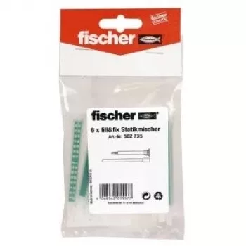 Fischer 502735 Fill & Fix náhradný statický mixér, 6 kusov