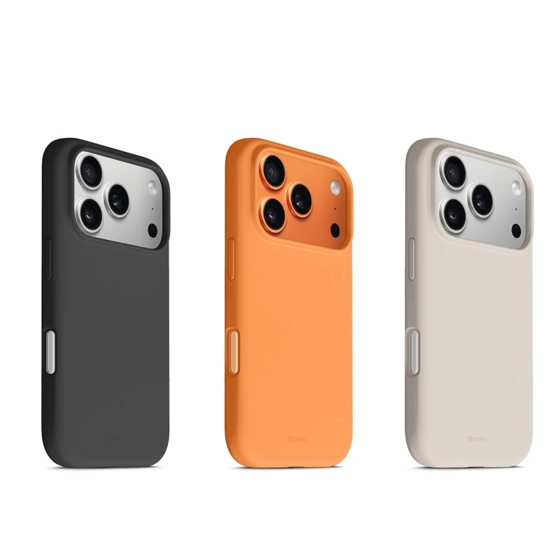 Ochranné puzdro MagSafe Crong pre iPhone 17 Pro – oranžové