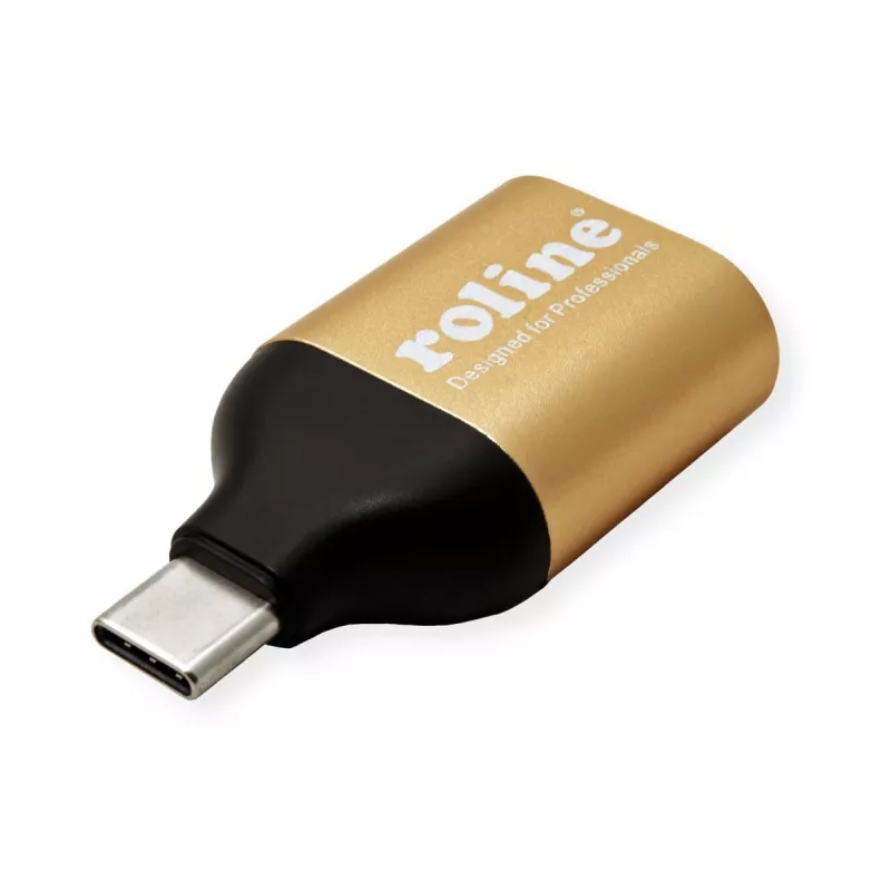 ROLINE 12.03.3233 USB grafický adaptér 1920 x 1080 pixelov zlatý (12.03.3233)