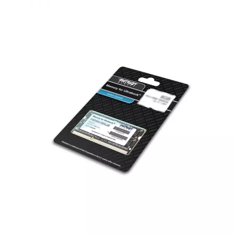 Patriot Signature Ultrabook PSD38G1600L2S 8 GB DDR3 SO-DIMM pamäť RAM, 1600 MHz (PC3-12800), CL11