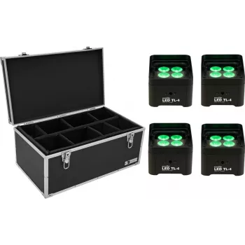 LED traversové svetlo set EUROLITE TL-4 4x s transportným case