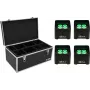 LED traversové svetlo set EUROLITE TL-4 4x s transportným case