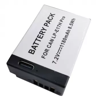 CANON batéria LP-E17H Pro (bez mikročipu), 1180 mAh, USB Type-C