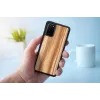 Puzdro na telefón man and wood Galaxy S20+ cappuccino čierna – ochranné puzdro na smartfón