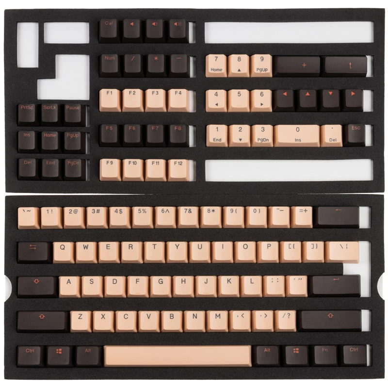 Sada keycapov Ducky DKSA108-USPDGMZOR PBT Double-Shot, US-layout, 108 klávesov