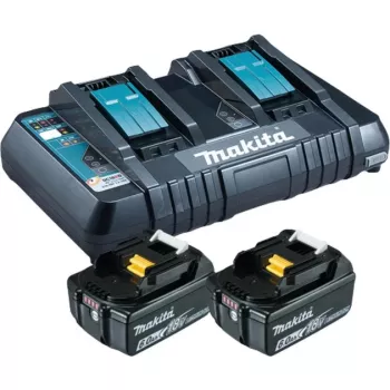 Makita DC18RD - nabíjačka + batéria 2 x - Li-Ion - 6 Ah - 108 Wh - nabíjanie 2 batérií
