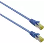 Sieťový kábel Helos 263756 modrý 3 m Cat6a S/FTP