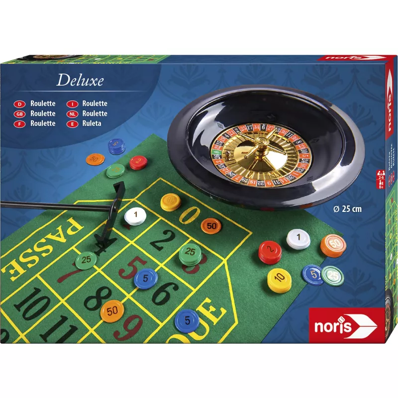 Deluxe-Set - ruleta 25 cm, stolová hra