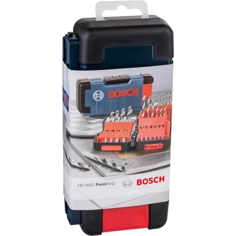 Sada špirálových vrtákov Bosch HSS PointTeQ 2608577350