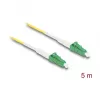 DeLOCK InfiniBand/optický kábel 5 m LC LC/APC žltý 9 µm OS2