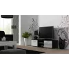 Cama TV stojan SOHO 140 čierny/biely lesklý