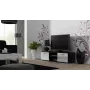 Cama TV stojan SOHO 140 čierny/biely lesklý