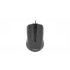 USB káblová myš, 3 tlačidlá, pogumovaný povrch, 1000 DPI