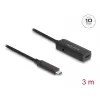 USB kábel DeLOCK 80027 3 m USB-C čierny