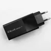 Qoltec 52382 GaN POWER PRO nabíjačka | 1xUSB Type C | 1xUSB A | 100W | 5-20V | 1.5-5A | PD | čierna