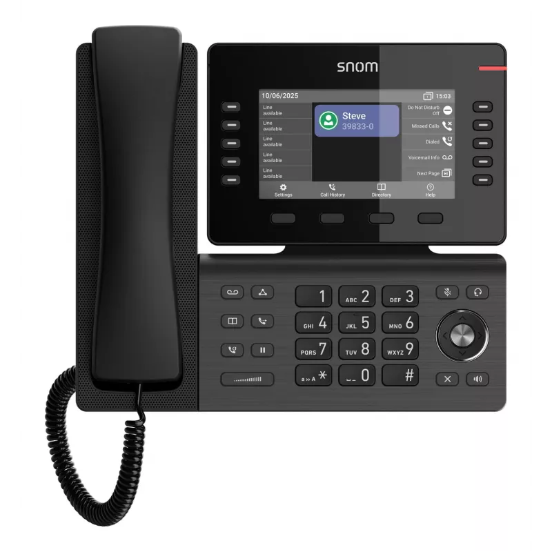 IP telefón Snom D815WB čierny — 5