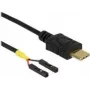 USB kábel DeLOCK 85473 0,5 m USB C čierny