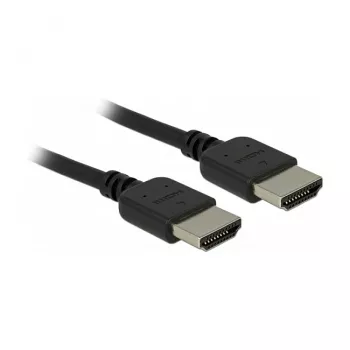 HDMI kábel DeLOCK 85216 1,5 m Type-A konektor samec-samec čierny