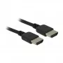 HDMI kábel DeLOCK 85216 1,5 m Type-A konektor samec-samec čierny