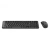 Wireless Combo MK220, bezdrôtová, RF Wireless, QWERTZ, čierna, myš