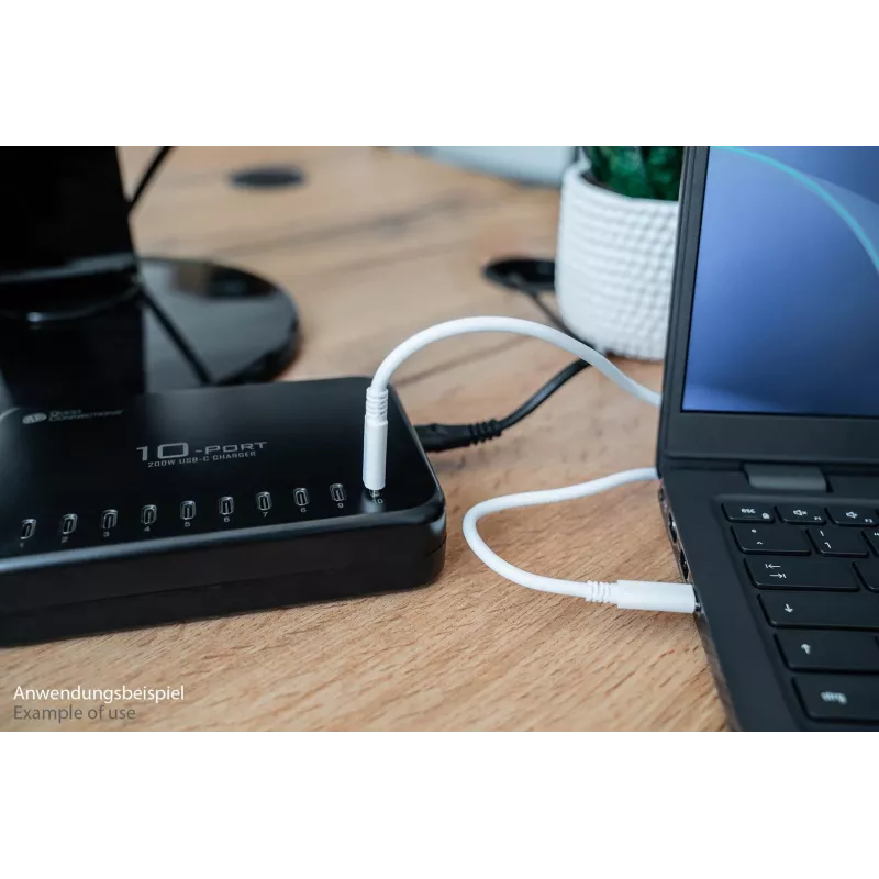 Alcasa PCA-D007S Nabíjačka pre mobilné zariadenia Tablet čierna AC rýchle nabíjanie interiér